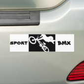 BMX スポーツ バンパーステッカー (車上)