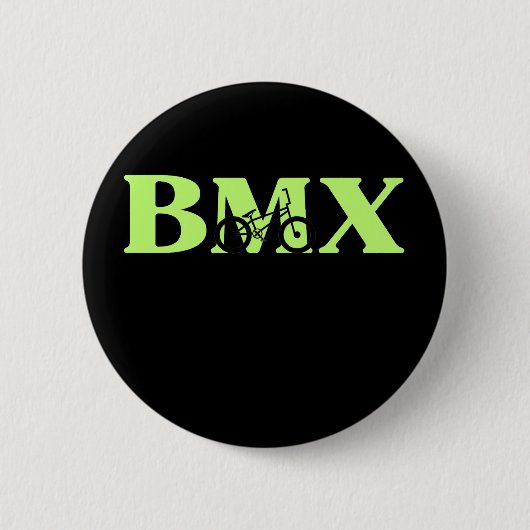 BMX 缶バッジ (正面)