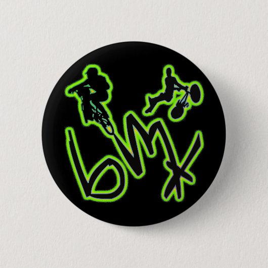 BMX 缶バッジ (正面)