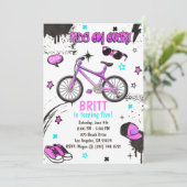 BMX 自転車 パープル ご招待 招待状 (スタンド正面)