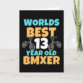 BMX 13歳の誕生日パーティーの衣装 カード