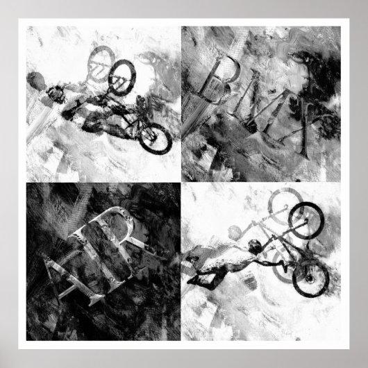 BMX 14、著作権Karen J Williams ポスター (正面)