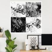 BMX 14、著作権Karen J Williams ポスター (ホームオフィス)