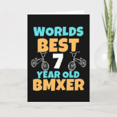 BMX 7 Year Old Birthday Party Costume カード (正面)