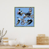 BMX  Art , Copyright Karen J Williams ポスター (キッチン)