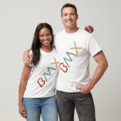 BMX Bicycle Chain Typography Cycling Design Tシャツ (ユニセックス)