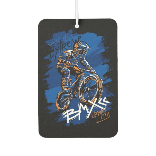 Bmx Bicycle Urban Graffiti streetwear  カーエアーフレッシュナー (正面)