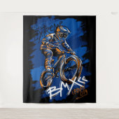 Bmx Bicycle Urban Graffiti streetwear  タペストリー (正面)