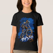 Bmx Bicycle Urban Graffiti streetwear  トライブレンドＴシャツ (正面)
