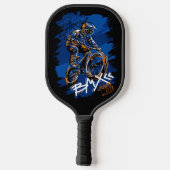 Bmx Bicycle Urban Graffiti streetwear  ピックルボールラケット (裏面)