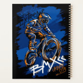 Bmx Bicycle Urban Graffiti streetwear  プランナー手帳 (裏面)