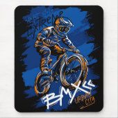 Bmx Bicycle Urban Graffiti streetwear  マウスパッド (正面)