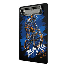 Bmx Bicycle Urban Graffiti streetwear  ミニクリップボード