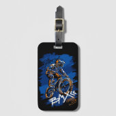 Bmx Bicycle Urban Graffiti streetwear  ラゲッジタグ (正面縦)