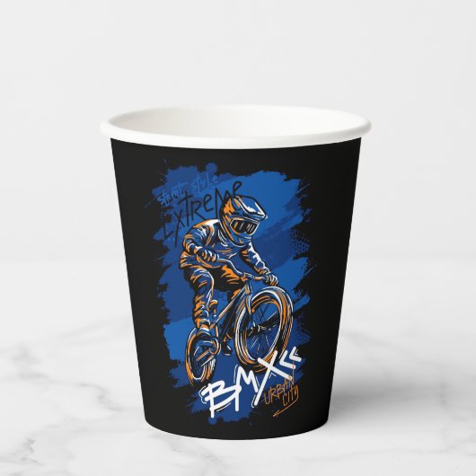 Bmx Bicycle Urban Graffiti streetwear  紙コップ (正面)