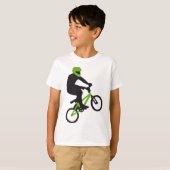 BMX Biker trick jump Tシャツ (正面フル)