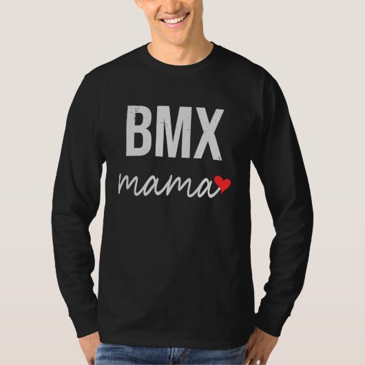 BMX Mom Cute BMX Mama For Women Tシャツ (正面)