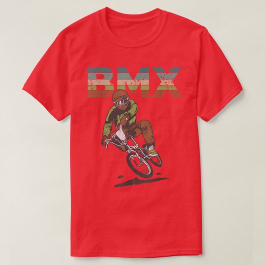 BMX Pedal Mountainbike Triathlon Downhill cycle Ri Tシャツ (デザイン正面)