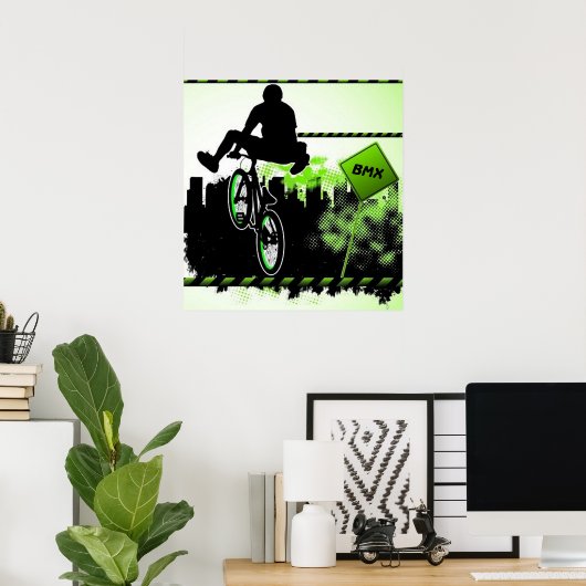 BMX Poster ポスター (ホームオフィス)