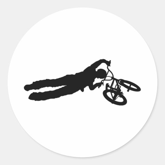 BMX Rider_2 ラウンドシール (正面)