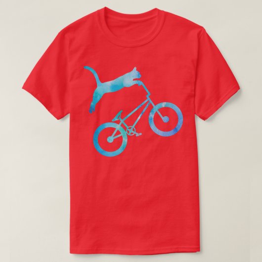 Bmx Stunt Cat Mountain Bike Dirt Bike  (3)  Tシャツ (デザイン正面)