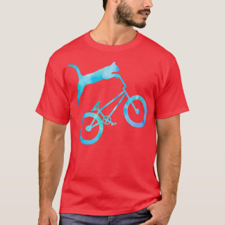 Bmx Stunt Cat Mountain Bike Dirt Bike  (3)  Tシャツ