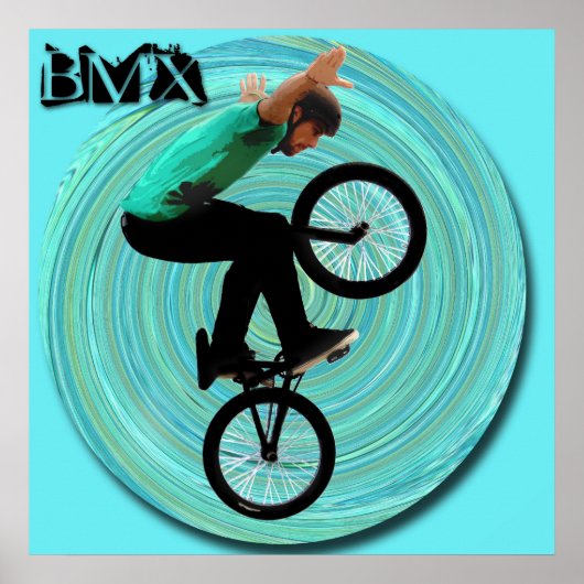 BMX Vortex、著作権Karen J Williams ポスター (正面)