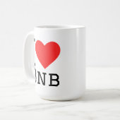 BNB大好き コーヒーマグカップ (正面左)