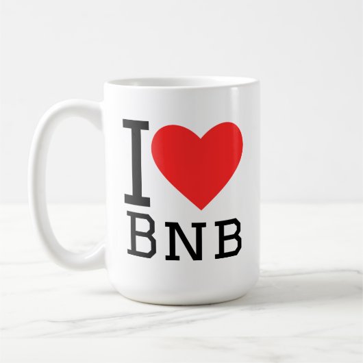BNB大好き コーヒーマグカップ (左)