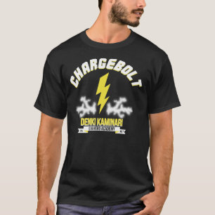 BNHAチャージボルトデンキカミナリヒーローロゴキャラクター Tシャツ