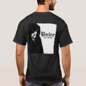 Bnice "B"黒いT Tシャツ (裏面)