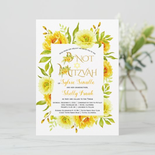 B'Not ミツバの招待状1 招待状 (スタンド正面)