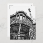 Bnw建物インザパークグエルinバルセロナ シーズンポストカード (正面/裏面)