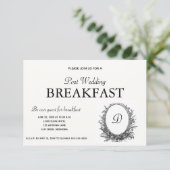 BNW花の輪の朝食招待状 出欠カード (スタンド正面)