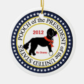 Boオバマの休日のオーナメント2012年 セラミックオーナメント (正面)