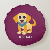 Bo犬 ラウンドクッション (裏面)