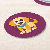 Bo犬 ラウンドペーパーコースター (アングル)