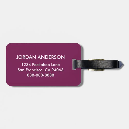 Bo犬 ラゲッジタグ (裏面横)