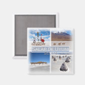 BO0023アメリカ，南米，ボリビア，冷蔵庫 マグネット (正面/裏面)