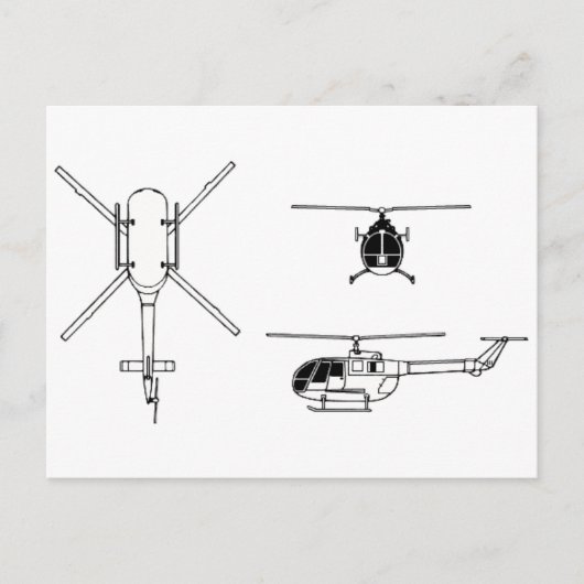 BO-105 ポストカード (正面)