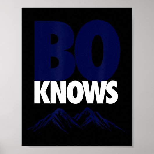 Bo Know Denver Tee - Bo Know Merch ポスター (正面)
