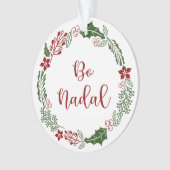 Bo Nadal – ガリシア語，リース オーナメント (正面)