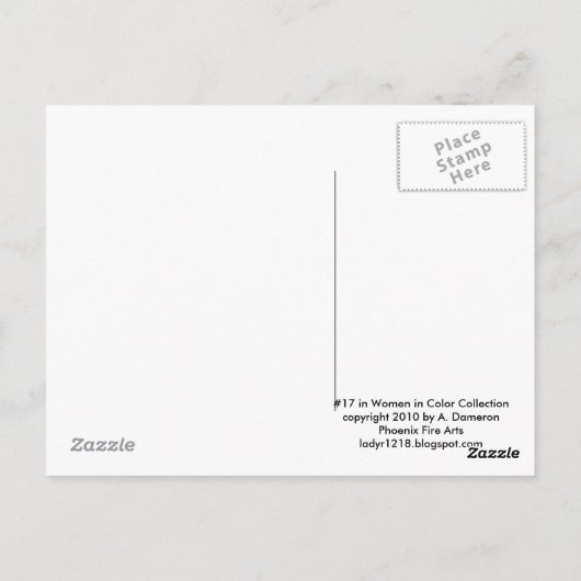 boadiceaの郵便はがき ポストカード (裏面)