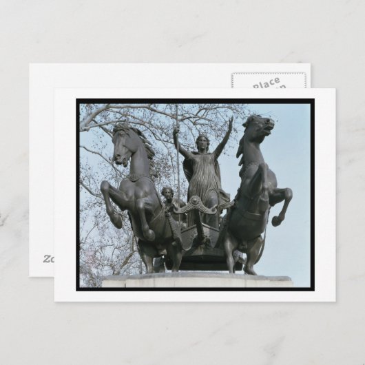 Boadiceaの1850年代(青銅) (33580をまた見て下さい) ポストカード (正面/裏面)