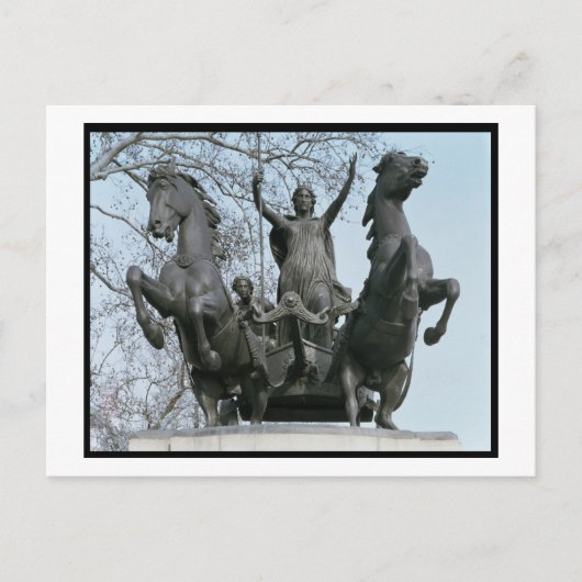 Boadiceaの1850年代(青銅) (33580をまた見て下さい) ポストカード (正面)