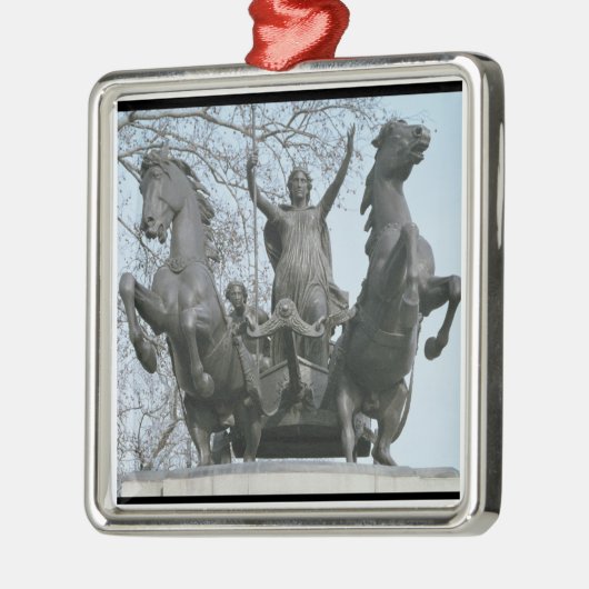 Boadiceaの1850年代(青銅) (33580をまた見て下さい) メタルオーナメント (左)