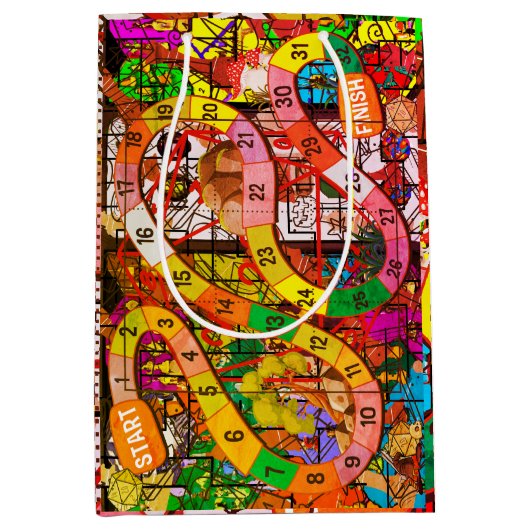 Board Game ミディアムペーパーバッグ (正面)