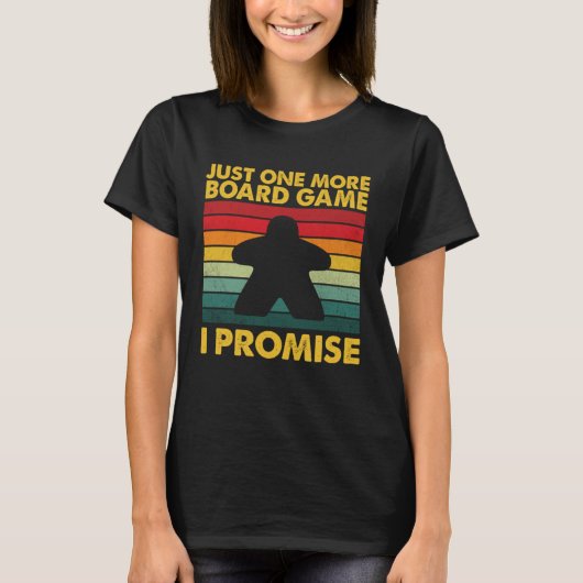Board Game For Men Women Board Gamer Meeple Tシャツ (正面)