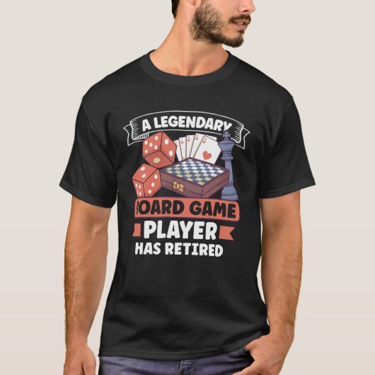 Board Games Chess Board Game Player Gambling Tシャツ (正面)