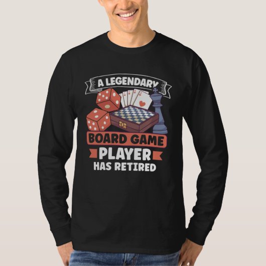 Board Games Chess Board Game Player Gambling Tシャツ (正面)